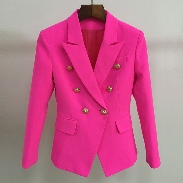 2021 autumn fushia blazer ladies in office double gold breasted new pink buttons fashion jacket nsbo, White;black
2021 autumn fushia blazer ladies in office double gold breasted new pink buttons fashion jacket nsbo, White;black