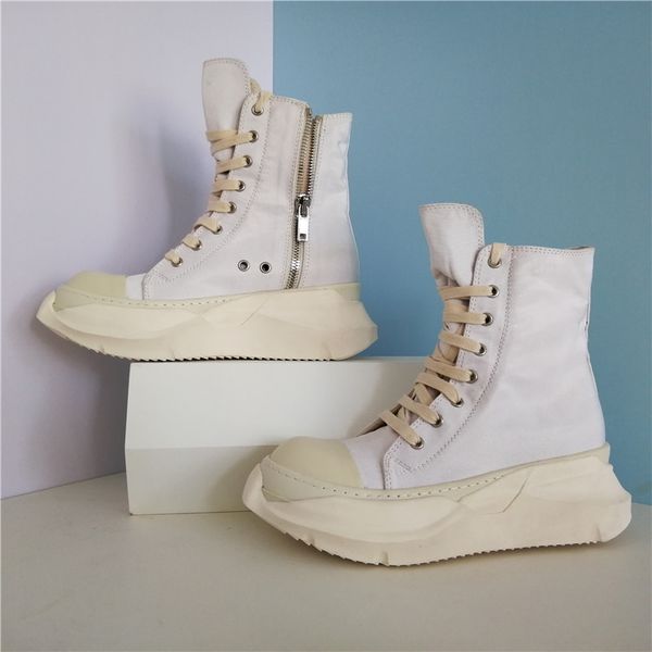 men canvas shoes trainers boots lace up casual man height increasing zip high-flats white sneakers, Black
men canvas shoes trainers boots lace up casual man height increasing zip high-flats white sneakers, Black