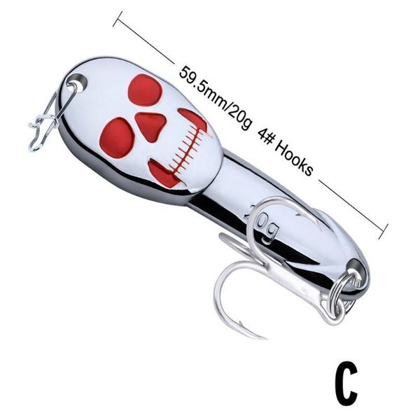1pc new metal fishing lure 6cm 20g spoon lure sliver spinner bait 4# treble hook fishing tackle hard bait isca artifici jllqdq
1pc new metal fishing lure 6cm 20g spoon lure sliver spinner bait 4# treble hook fishing tackle hard bait isca artifici jllqdq