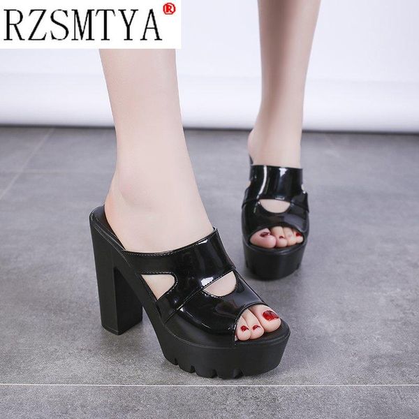 slippers square heel women sandals platform high heels shoes woman peep toe pumps black red 12cm
slippers square heel women sandals platform high heels shoes woman peep toe pumps black red 12cm