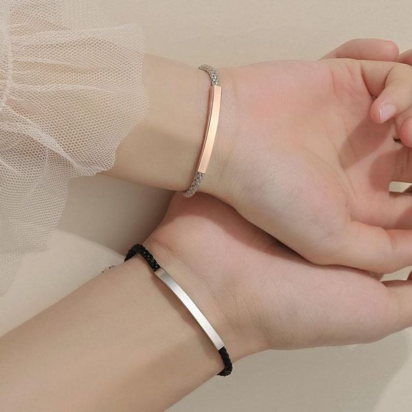 charm bracelets 1 pcs woven stainless steel couple adjustable women men fashion jewelry accessories, Golden;silver
charm bracelets 1 pcs woven stainless steel couple adjustable women men fashion jewelry accessories, Golden;silver
