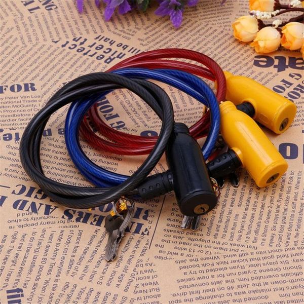 bike locks 8x640mm cycling cable anti-theft bicycle scooter safety lock with 2 keys steel wire durable to use accessories
bike locks 8x640mm cycling cable anti-theft bicycle scooter safety lock with 2 keys steel wire durable to use accessories
