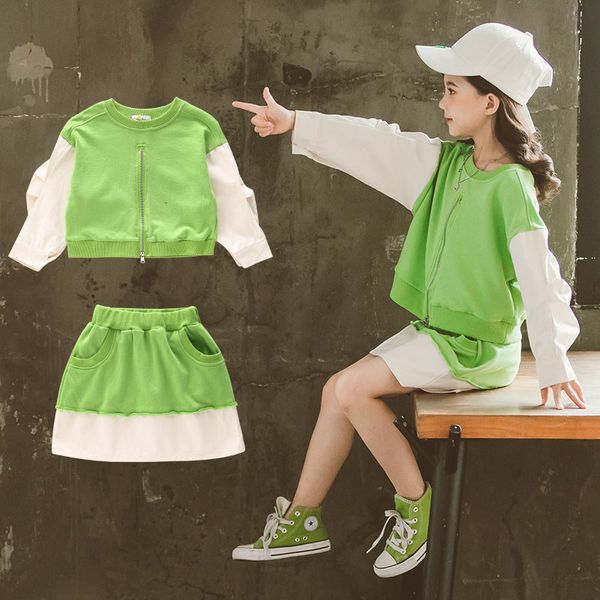 2021 new mode teenagers sets of baby girl children shredded color long jacket + skirt clothes for girls aged 8-12 year i0cr, White
2021 new mode teenagers sets of baby girl children shredded color long jacket + skirt clothes for girls aged 8-12 year i0cr, White