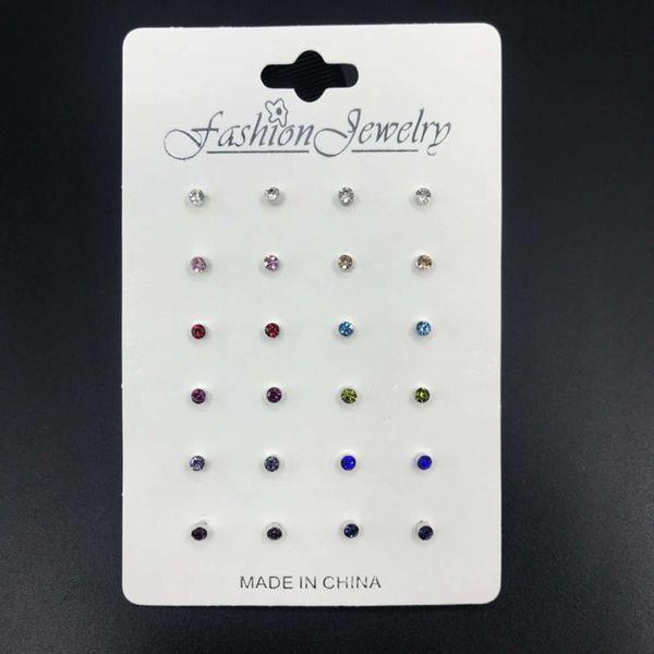 pairs color rhinestone earrings combination simple set many card
pairs color rhinestone earrings combination simple set many card