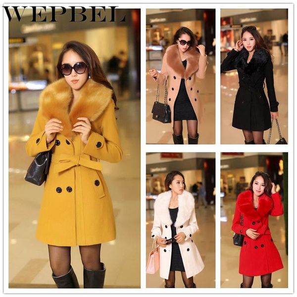 mandylandy women's fashion coat winter warm coats large wool woolen trench coat female overcoat jacket, Black
mandylandy women's fashion coat winter warm coats large wool woolen trench coat female overcoat jacket, Black
