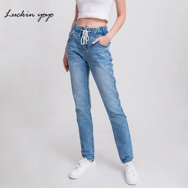 luckinyoyo jean woman mom jeans pants boyfriend jeans for women with high waist push up large size ladies denim 5xl 20191, Blue
luckinyoyo jean woman mom jeans pants boyfriend jeans for women with high waist push up large size ladies denim 5xl 20191, Blue