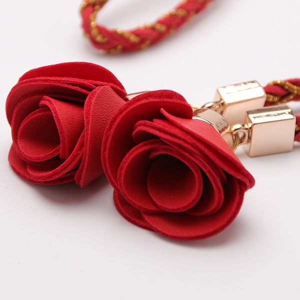 new arrivals time-limited designers korean style rose flower womens waist chain all-match fashion decorative dress woven belt multi-color op, Black;brown
new arrivals time-limited designers korean style rose flower womens waist chain all-match fashion decorative dress woven belt multi-color op, Black;brown