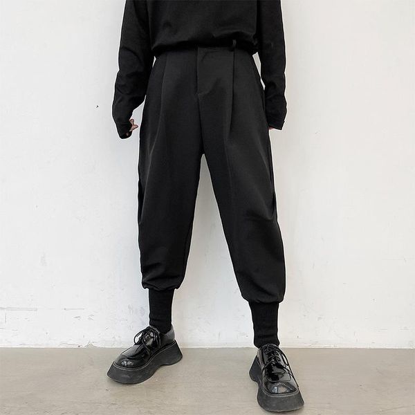 men's pants 2021 fashion streetwear men harem hiphop trousers elastic waist cuffed ankle casual joggers man sweatpants bottom, Black
men's pants 2021 fashion streetwear men harem hiphop trousers elastic waist cuffed ankle casual joggers man sweatpants bottom, Black