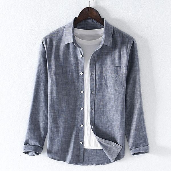 2021 autumn new arrival long sleeve brand men fashion casual gray shirt mens solid comfortable shirts male overhemd chemise 7qw3, White;black
2021 autumn new arrival long sleeve brand men fashion casual gray shirt mens solid comfortable shirts male overhemd chemise 7qw3, White;black