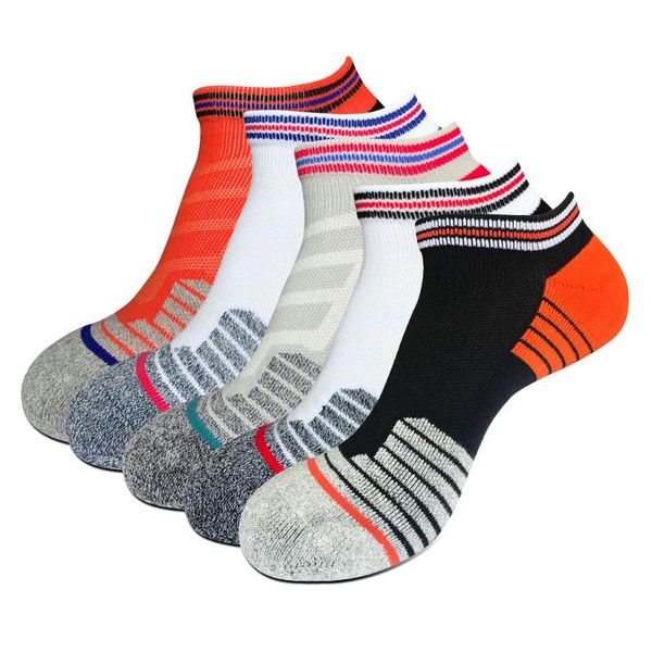 men's socks summer men cotton terry cushion moisture wicking breathable sports ankle for running, Black
men's socks summer men cotton terry cushion moisture wicking breathable sports ankle for running, Black