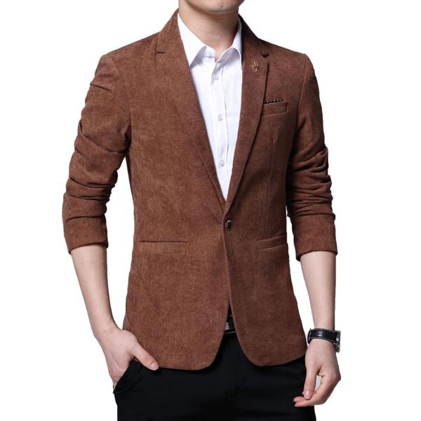 men's suits & blazers nice brand suit jackets men solid slim fit single button dress business male fashion smart casual blazer, White;black
men's suits & blazers nice brand suit jackets men solid slim fit single button dress business male fashion smart casual blazer, White;black