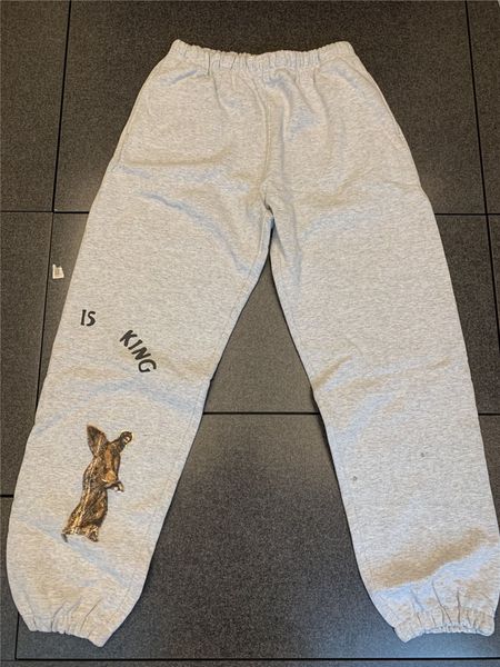 2021 new solid color foaming print jesus is king sweatpants women men drawstring kanye west joggers pants 0f5f, Black
2021 new solid color foaming print jesus is king sweatpants women men drawstring kanye west joggers pants 0f5f, Black