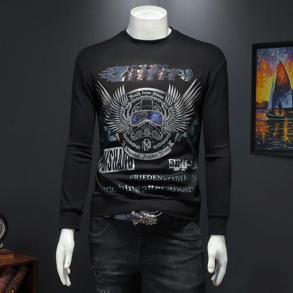men's hoodies & sweatshirts autumn 2021 trend wing print drill long sleeve o neck sweatshirt brand fashion black funny men
men's hoodies & sweatshirts autumn 2021 trend wing print drill long sleeve o neck sweatshirt brand fashion black funny men