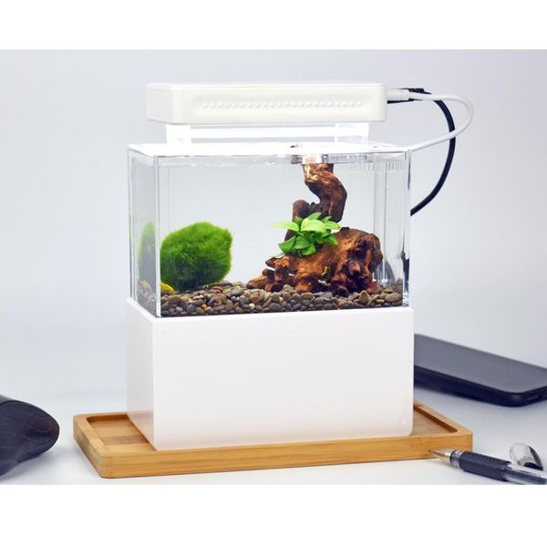 aquariums mini ecological fish tank household items acrylic bottom oxygen filter mute water pump third-grade heating rod adjustment
aquariums mini ecological fish tank household items acrylic bottom oxygen filter mute water pump third-grade heating rod adjustment