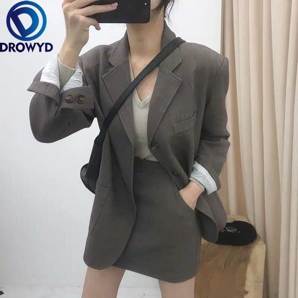 two piece dress 2021 fashion women skirt suits one button notched gray blazer jackets and slim mini skirts pieces sets female outfits, White
two piece dress 2021 fashion women skirt suits one button notched gray blazer jackets and slim mini skirts pieces sets female outfits, White