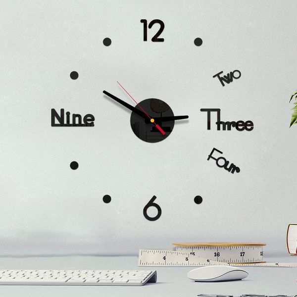 wall clocks diy clock 3d mirror surface sticker self-adhesive waterproof gift crafts home living room office background decoration
wall clocks diy clock 3d mirror surface sticker self-adhesive waterproof gift crafts home living room office background decoration