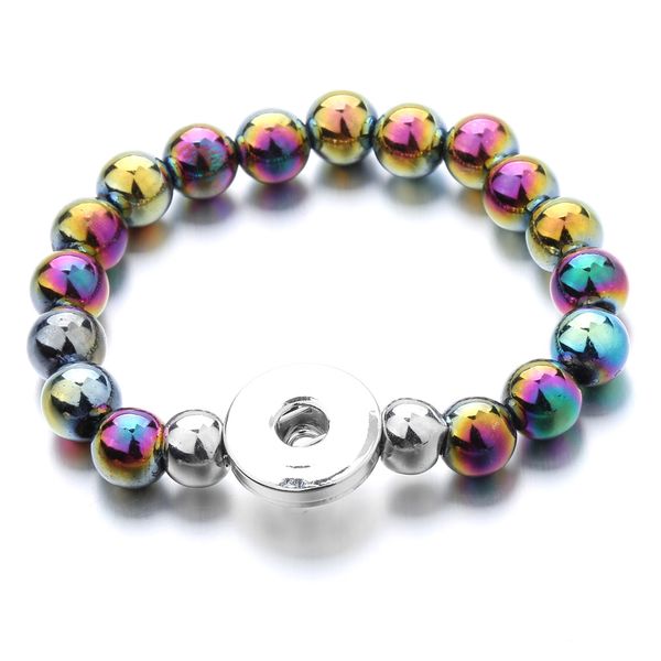 women snap button bracelet colorful acrylic beads hand strand bracelets jewelry fit diy 18mm ginger snaps elastic bangle, Black
women snap button bracelet colorful acrylic beads hand strand bracelets jewelry fit diy 18mm ginger snaps elastic bangle, Black