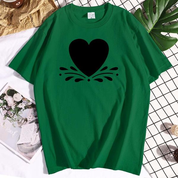 women's t-shirt black heart printing female tshirt home big size tshirts hip hop short sleeved cartoon comfortable woman, White
women's t-shirt black heart printing female tshirt home big size tshirts hip hop short sleeved cartoon comfortable woman, White