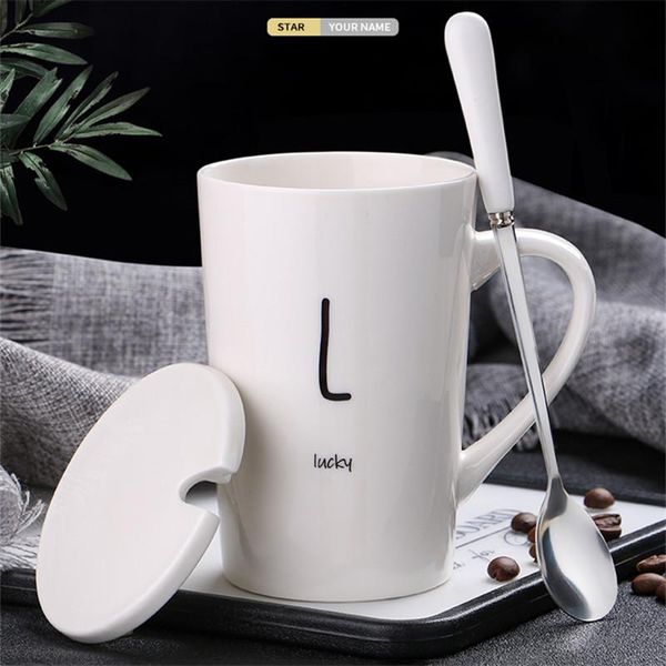 mugs creative personality ceramic mug with cover spoon drinking water cup trend lovers household milk coffee tea
mugs creative personality ceramic mug with cover spoon drinking water cup trend lovers household milk coffee tea