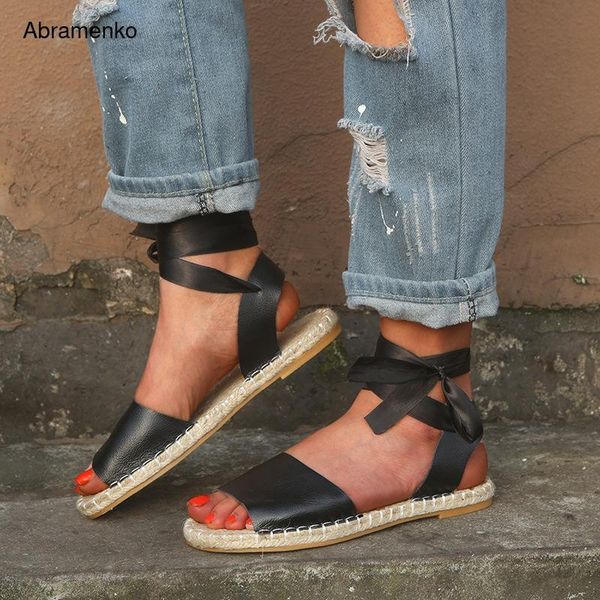 sandals women straw flat summer shoes woman ankle strap soft leather plus size 35-43 fashion beach sandalias, Black
sandals women straw flat summer shoes woman ankle strap soft leather plus size 35-43 fashion beach sandalias, Black