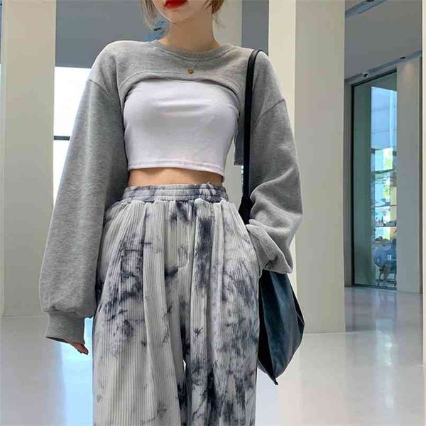 sweatshirt women's trendy ins loose korean design sense jacket autumn waistless ultra-short stacking 210529, Black
sweatshirt women's trendy ins loose korean design sense jacket autumn waistless ultra-short stacking 210529, Black