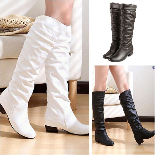 boots gaoke large size knee high women black white brown flat heels half spring autumn shoes woman
boots gaoke large size knee high women black white brown flat heels half spring autumn shoes woman