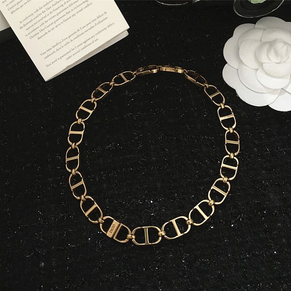 70% off family letter necklace choker fashion bracelet niche design make old brass clavicle chain, Silver
70% off family letter necklace choker fashion bracelet niche design make old brass clavicle chain, Silver