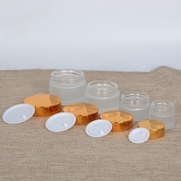 frosted glass cream jar cosmetic container 5-100g cosmetic jars silver gold lid glass bottle make up container empty jars travel
frosted glass cream jar cosmetic container 5-100g cosmetic jars silver gold lid glass bottle make up container empty jars travel
