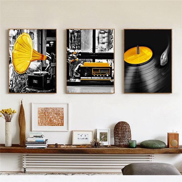 paintings retro yellow style music decor picture nordic canvas painting home wall art minimalist poster and print for bedroom design
paintings retro yellow style music decor picture nordic canvas painting home wall art minimalist poster and print for bedroom design