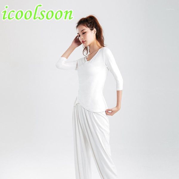 yoga outfits icoolsoon plain brocade style suit fashion running clothes fitness sleeve wide pine female gym 2 piece pc leggings set1, White;red
yoga outfits icoolsoon plain brocade style suit fashion running clothes fitness sleeve wide pine female gym 2 piece pc leggings set1, White;red