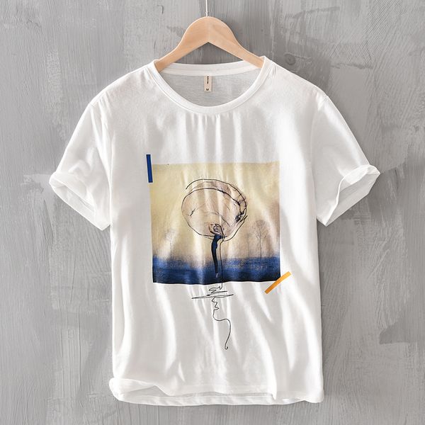 2021 summer new style casual shirt short sleeve brand linen t-shirt for men fashion comfortable t shirts male camiseta h98j, White
2021 summer new style casual shirt short sleeve brand linen t-shirt for men fashion comfortable t shirts male camiseta h98j, White