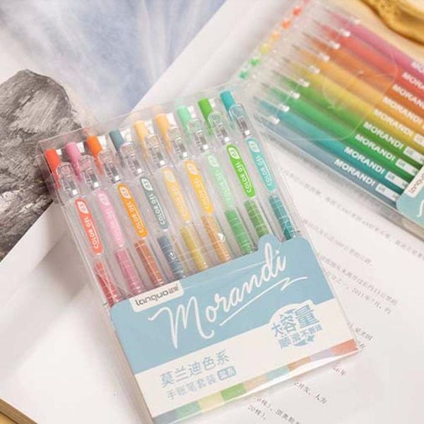 gel pens 9 colors/pack 05mm set student hand account stationery pen kids morandi colors ballpoint
gel pens 9 colors/pack 05mm set student hand account stationery pen kids morandi colors ballpoint