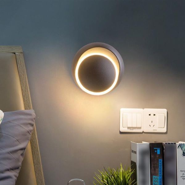 2021 led wall lamp 360 degree rotation adjustable bedside lights white black creative wall lamp black modern aisle round
2021 led wall lamp 360 degree rotation adjustable bedside lights white black creative wall lamp black modern aisle round