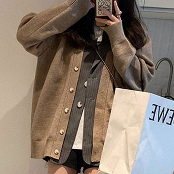 women's sweaters camisola autumn korean fashion amendment false two double breasted lapela long casual female temperament zukv, White;black
women's sweaters camisola autumn korean fashion amendment false two double breasted lapela long casual female temperament zukv, White;black