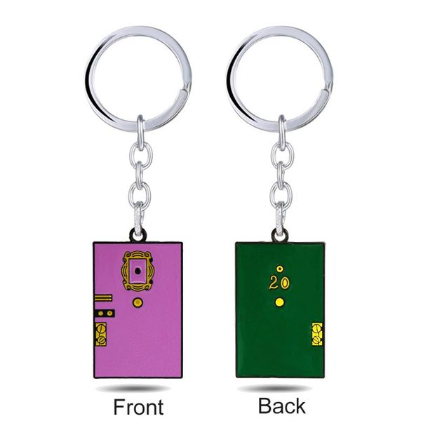 keychains tv friends monica's door keychain women metal alloy double sided enamel keyring men car bag pendant fashion jewelry, Silver
keychains tv friends monica's door keychain women metal alloy double sided enamel keyring men car bag pendant fashion jewelry, Silver