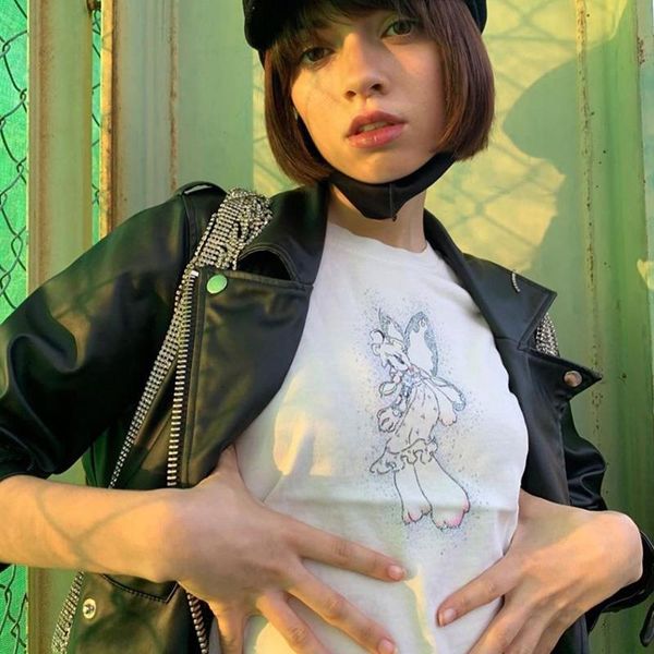 vintage 90s angel t shirt women summer 2021 new fashion funny cartoon print crop t-shirt femme harajuku girls hip hop tees, White
vintage 90s angel t shirt women summer 2021 new fashion funny cartoon print crop t-shirt femme harajuku girls hip hop tees, White