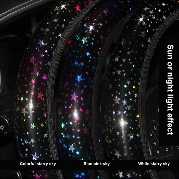 steering wheel covers starry sky faux leather elastic without inner ring car cover auto interior decoration universal 37-38cm accessories
steering wheel covers starry sky faux leather elastic without inner ring car cover auto interior decoration universal 37-38cm accessories