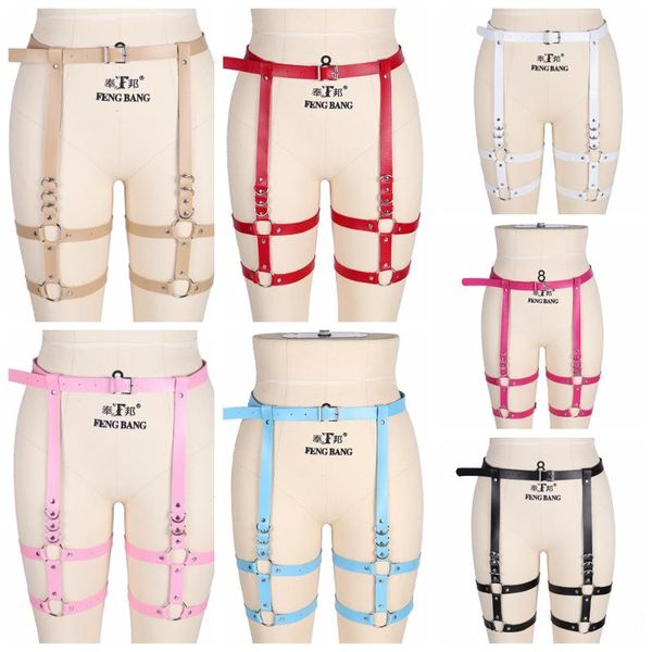 belts harajuku women adjust pu leather garter belt punk elasticity body harness tight leg bondage suspender strap, Black;brown
belts harajuku women adjust pu leather garter belt punk elasticity body harness tight leg bondage suspender strap, Black;brown