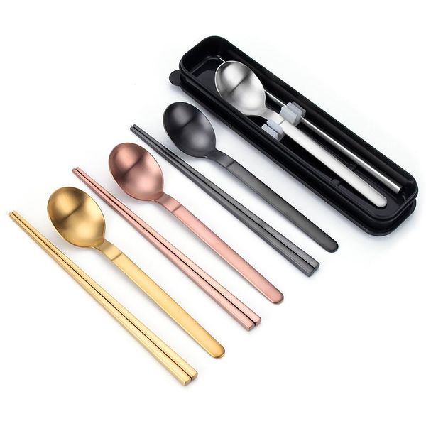 korean stainless steel chopsticks spoon set high-grade 4 colors non-slip tableware student portable travel outdoor set
korean stainless steel chopsticks spoon set high-grade 4 colors non-slip tableware student portable travel outdoor set