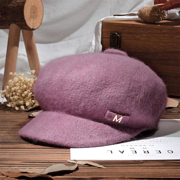 berets sell autumn/winter wool 100%cashmere thicken/add velvet winter purple beret hat for women soft female beanie cap, Blue;gray
berets sell autumn/winter wool 100%cashmere thicken/add velvet winter purple beret hat for women soft female beanie cap, Blue;gray