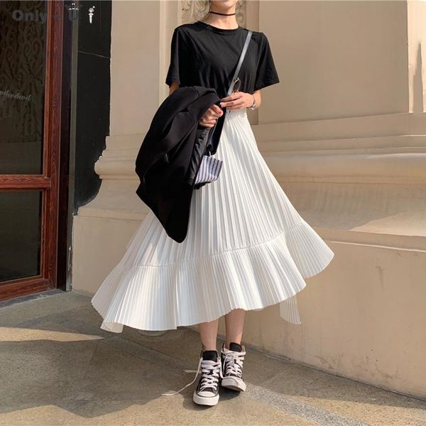skirts irregular chiffon woman 2021 spring summer korean fashion clothing high waist a-line cake vintage pleated long skirt, Black
skirts irregular chiffon woman 2021 spring summer korean fashion clothing high waist a-line cake vintage pleated long skirt, Black