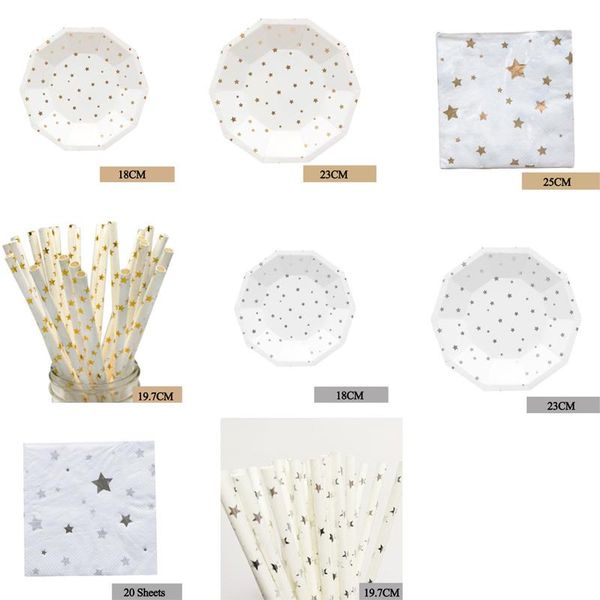 disposable dinnerware wholesale gold foil star tableware party paper plates cups baby shower favor napkins drinking straws
disposable dinnerware wholesale gold foil star tableware party paper plates cups baby shower favor napkins drinking straws