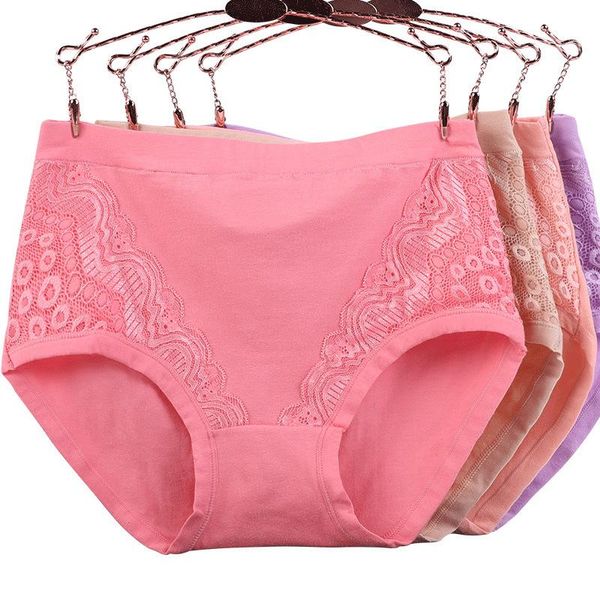 women's panties 2021 underwear mid waist briefs cotton for women plus size underpants lace lingerie soft crotch female intimates, Black;pink
women's panties 2021 underwear mid waist briefs cotton for women plus size underpants lace lingerie soft crotch female intimates, Black;pink