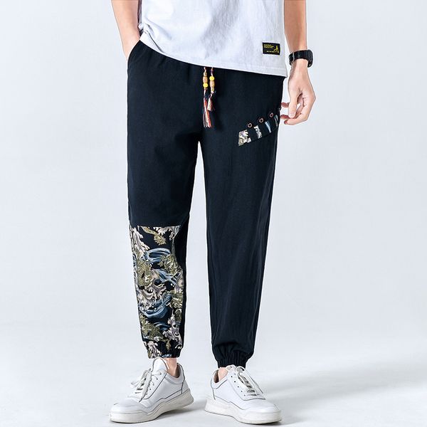 men harem 2021 summer new fashion hip hop streetwear man casual loose pants cotton linen male trousers 5xl g4av ye0d, Black
men harem 2021 summer new fashion hip hop streetwear man casual loose pants cotton linen male trousers 5xl g4av ye0d, Black