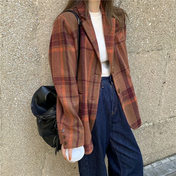 2021 ol vintage basic notched casual plaid blazer coat new autumn winter formal work wear women blazers suit jacket c0ph, White;black
2021 ol vintage basic notched casual plaid blazer coat new autumn winter formal work wear women blazers suit jacket c0ph, White;black