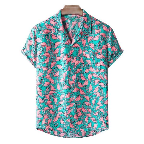 men's casual shirts stylish flamingo print hawaiian aloha shirt men 2021 summer short sleeve beach mens holiday party vacation clothing, White;black
men's casual shirts stylish flamingo print hawaiian aloha shirt men 2021 summer short sleeve beach mens holiday party vacation clothing, White;black