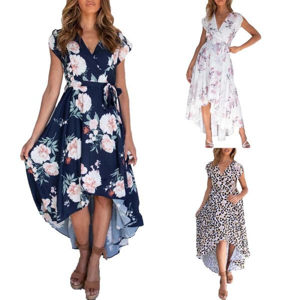 casual dresses elegant women summer 2021 floral printed v-neck short sleeve dress tie up high waist midi female, Black;gray
casual dresses elegant women summer 2021 floral printed v-neck short sleeve dress tie up high waist midi female, Black;gray