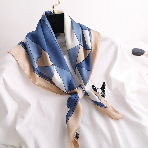 scarves 2021 scarf ladies spring autumn women's square silk lady fashion luxury printed headscarf beach sunscreen quality shawl, Blue;gray
scarves 2021 scarf ladies spring autumn women's square silk lady fashion luxury printed headscarf beach sunscreen quality shawl, Blue;gray