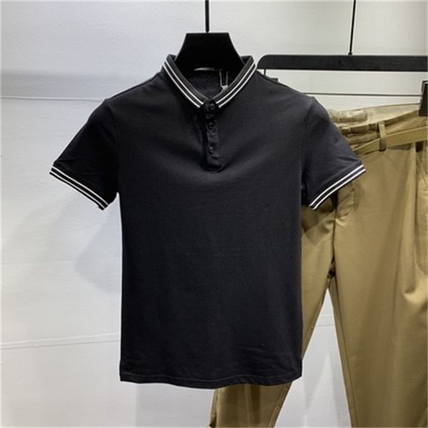 2021 new short-sleeved t-shirt tide men's ny summer slim half-sleeved knitted lapel youth k4jb, White;black
2021 new short-sleeved t-shirt tide men's ny summer slim half-sleeved knitted lapel youth k4jb, White;black