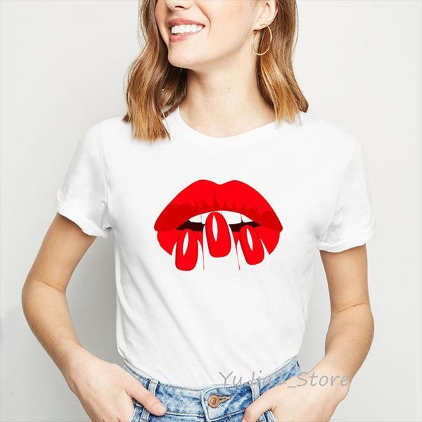 red lip printed funny womens t shirts femme summer white hipster graphic tees women 90s grunge aesthetic clothes
red lip printed funny womens t shirts femme summer white hipster graphic tees women 90s grunge aesthetic clothes